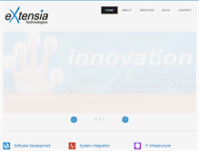 Tablet Screenshot of extensiatech.com